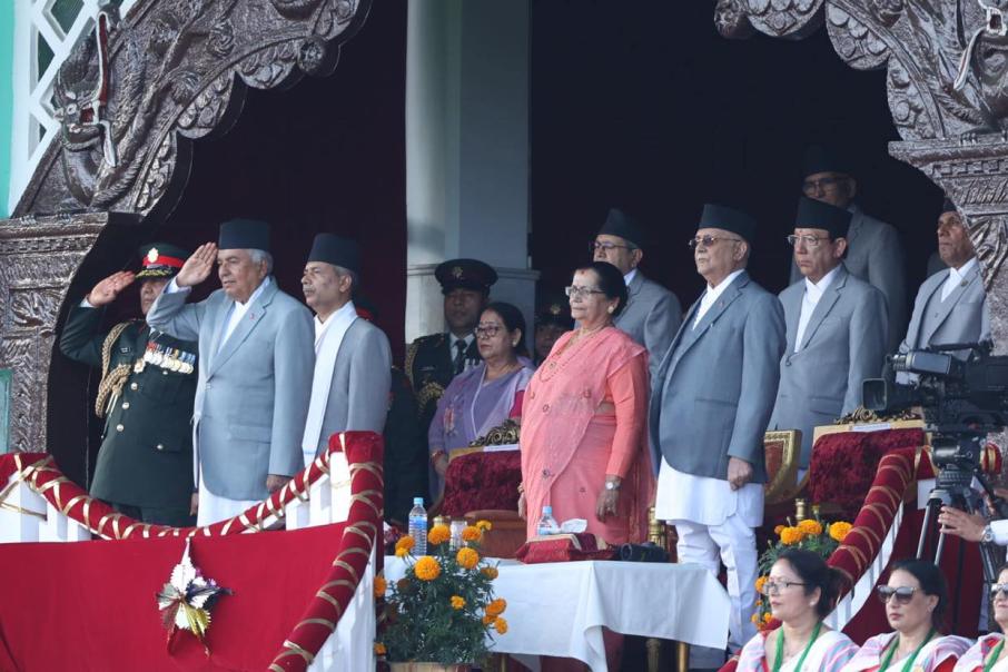 दशैं शुरु, टुडिखेलमा फूलपाती बढाई (फोटोफिचर)