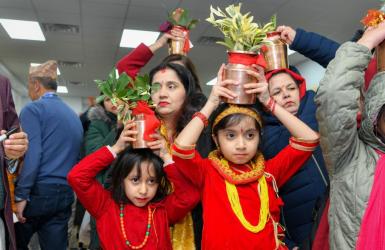 न्यूयोर्कमा स्वस्थानी महोत्सव २०२६ कलश यात्रा सहित शुभारम्भ